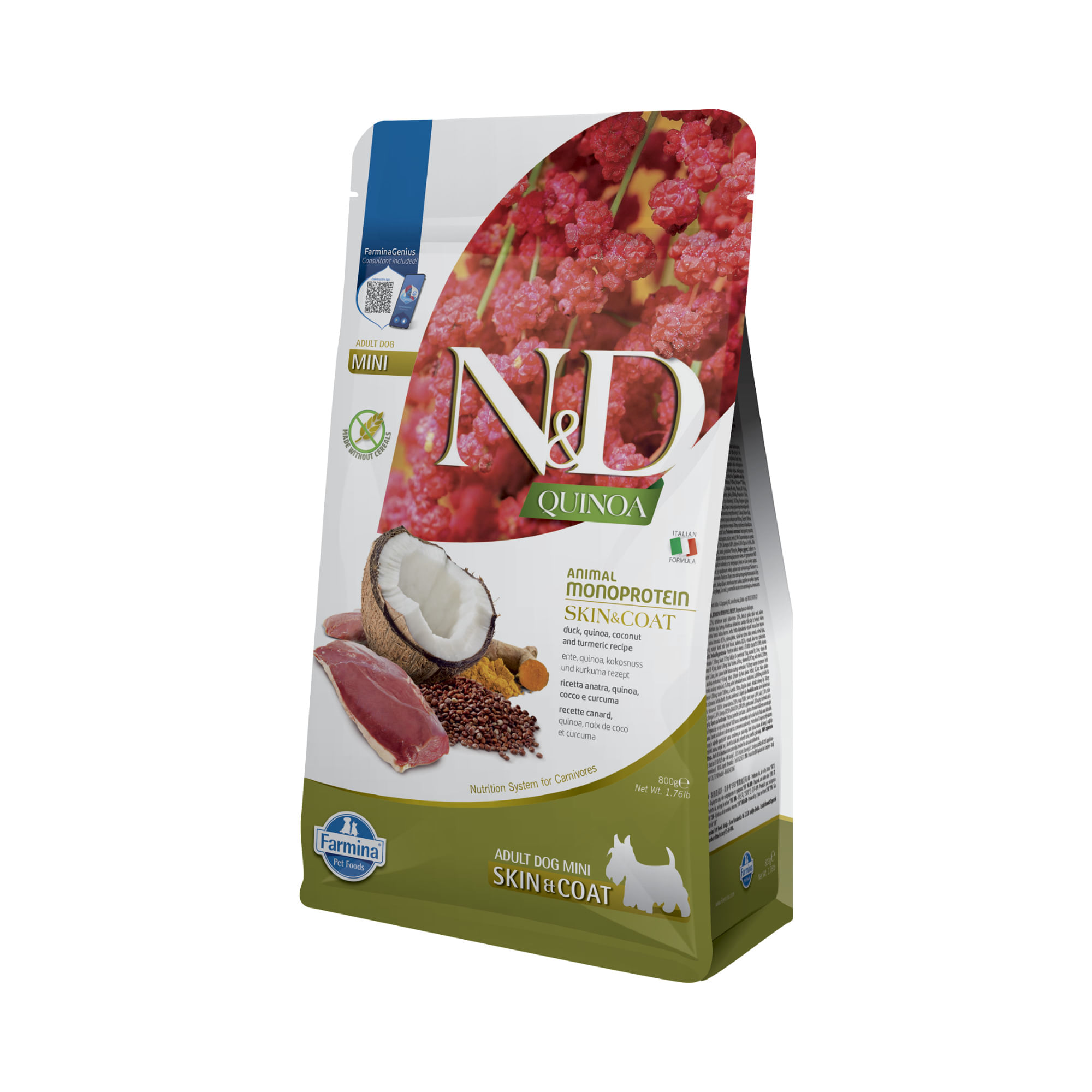 N&D Skin&Coat Adult Mini Anatra Quinoa